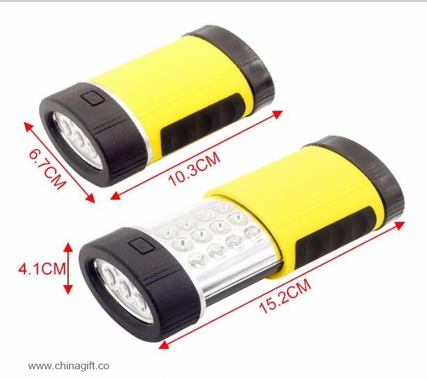 19LEDs 2-içinde-1 Manyetik Telescoping Muayene Lamba Asılı Kanca ile 