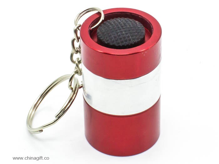 mini portátil de bolsillo led 6 led keychain de la antorcha