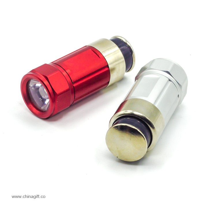 0.5W aluminum 12v rechargeable flashlight car flashlight