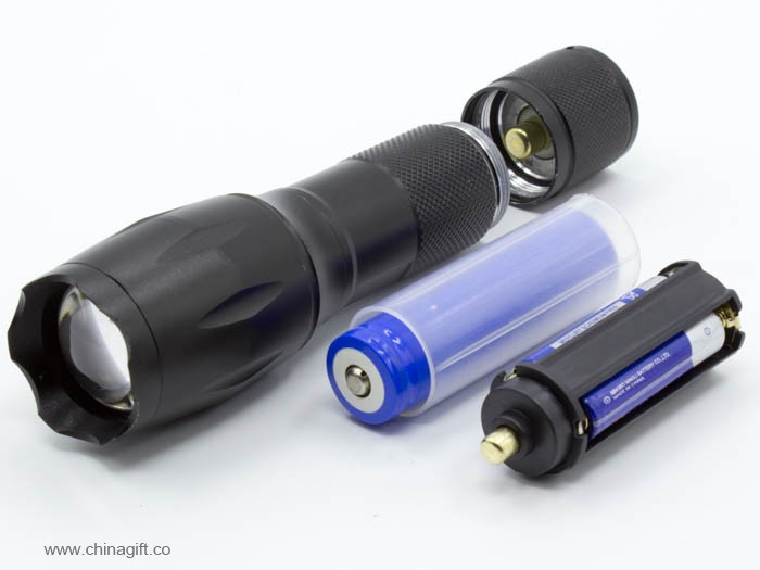  zoomable emergency 18650 led flashlight