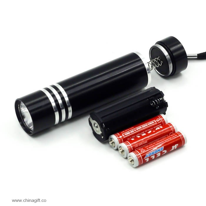 1W aluminum small bright flashlight