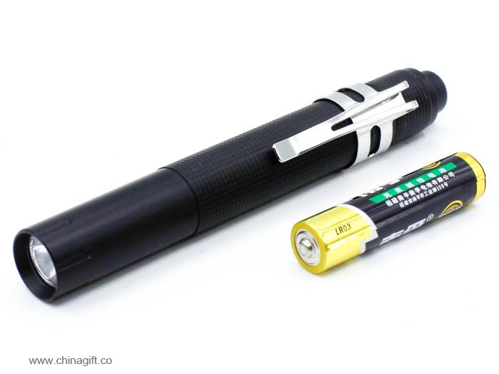  0.5w LED aluminiumlegering penna fackla ljus 