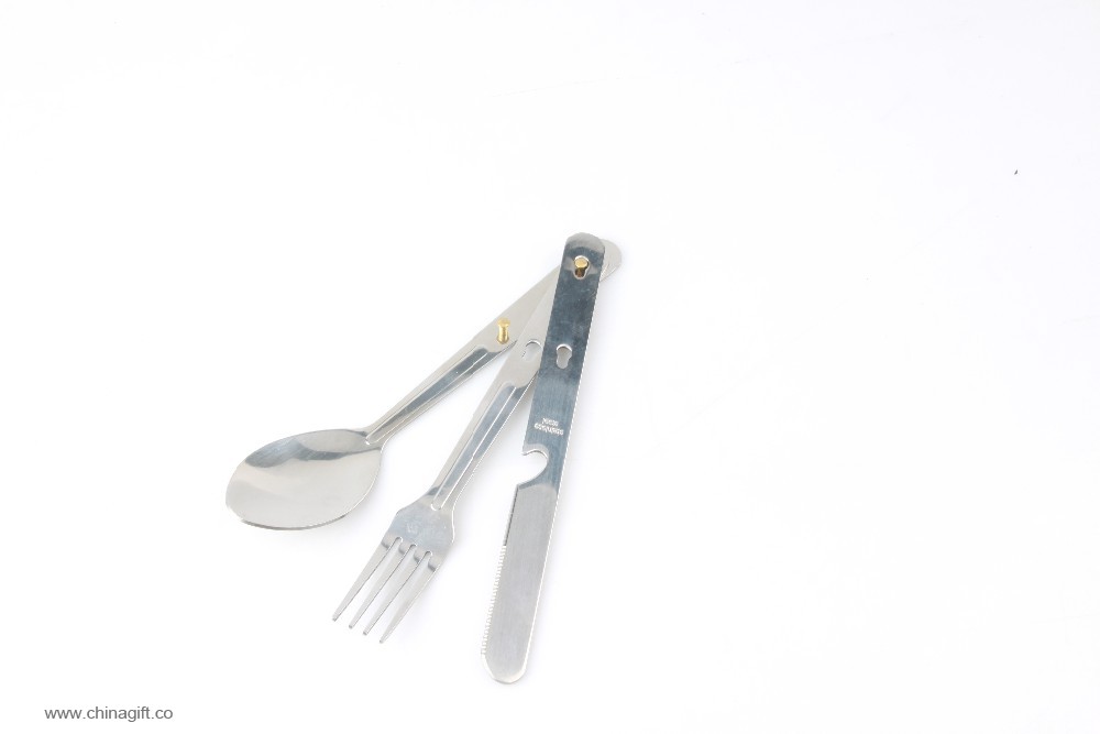 3 in 1 spoon knife and fork set +freight