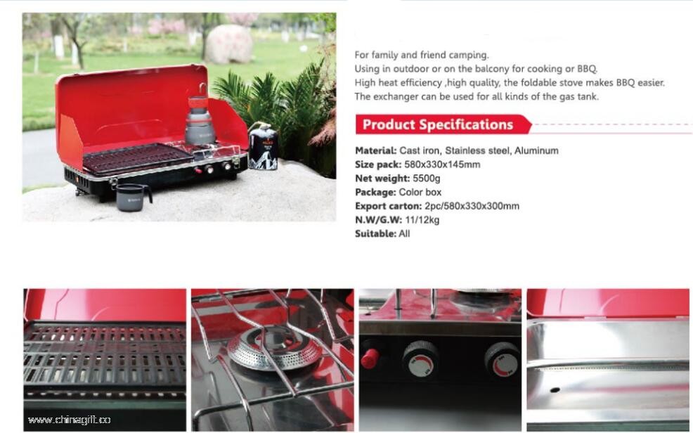 Camping Picnic GRILL Gaskomfur