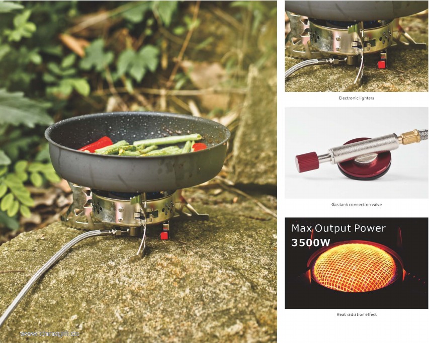 Camping aluminium stove 