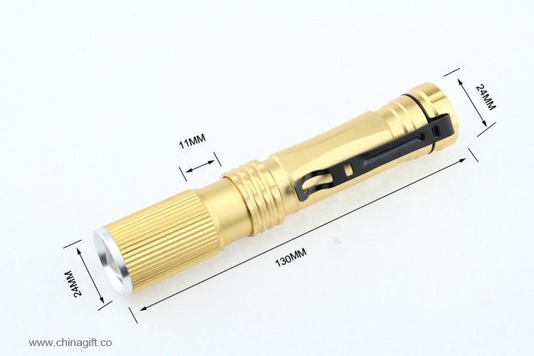 Led Flashlight Torch With Clip