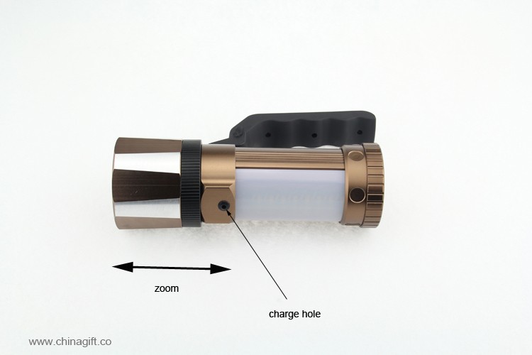  Dipimpin Zooming Rechargeable Obor 