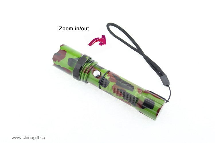 Powerful Camouflage Military Swat Tactical Police Flashlight