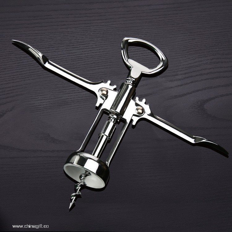 Stainless Steel Metal Laser Engraved Wine Opener 