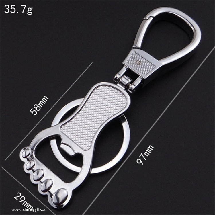 foot metal bottle opener