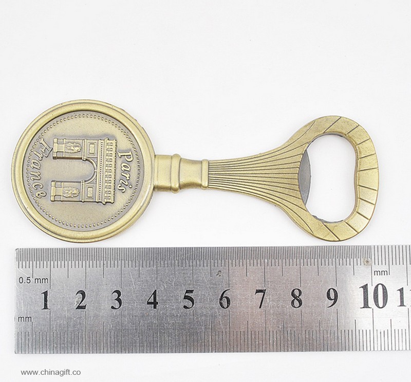  Bottle Opener With Engraved Eiffel Tower