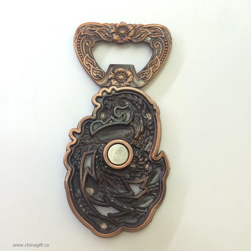 peacock shaped bottle opener