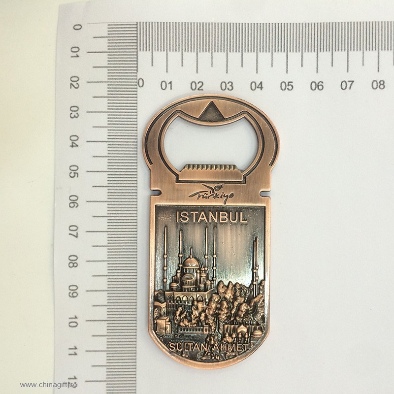  Bronze Istanbul Souvenir Metal Beer Bottle Opener
