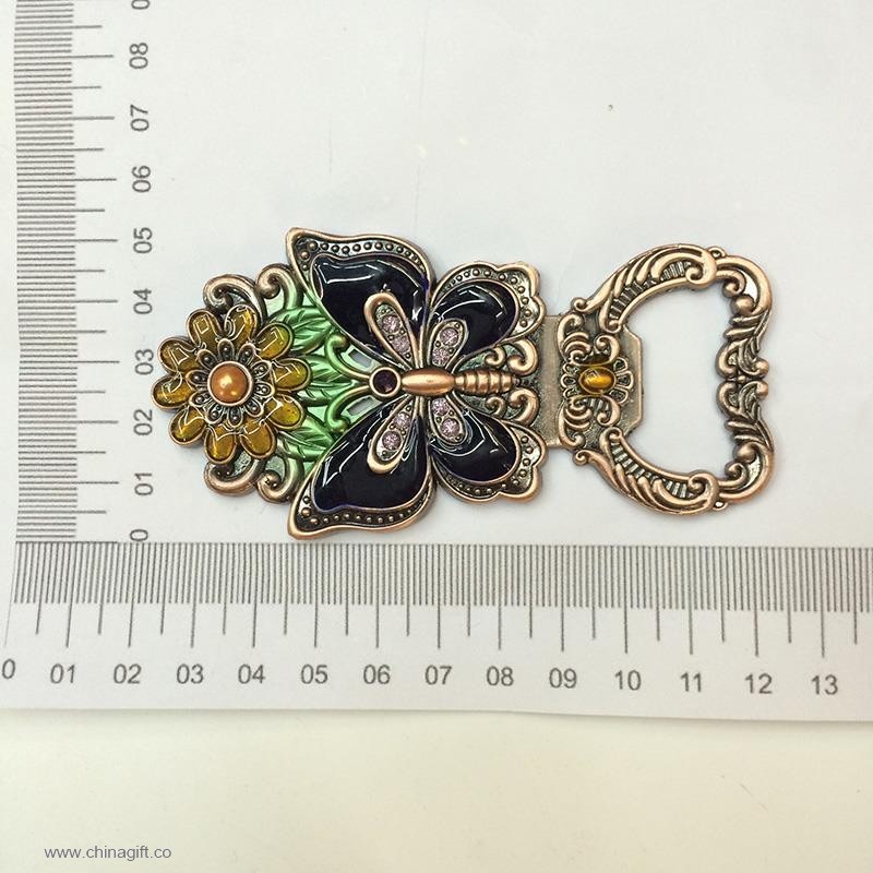 Butterfly And Flower Shaped Metal Beer Bottle Opener