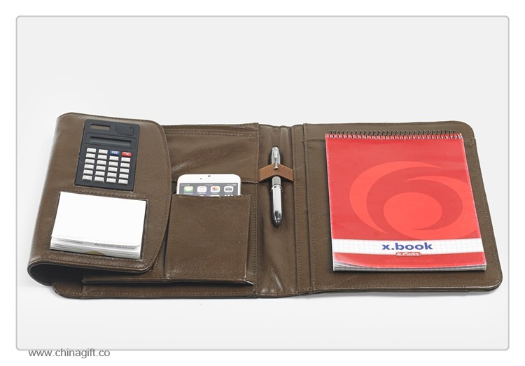 Leather Padfolio with Calculator