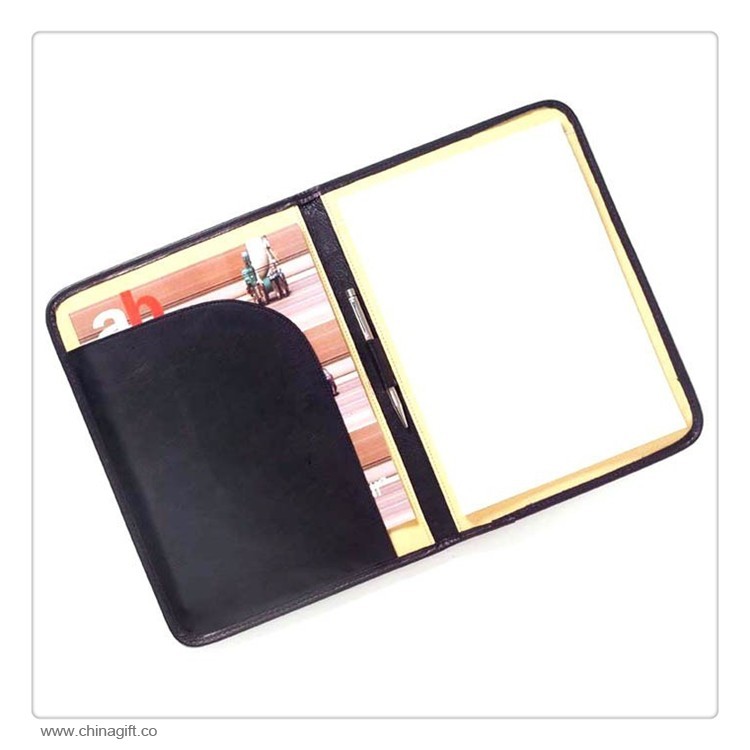 Slim Leather Cover Portfolio Man