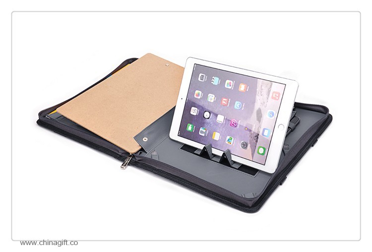  Leather Designer Padfolio with Clipboard 