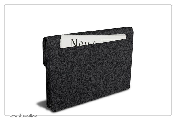 Leather Business Portfolio Case with Magnetic Clasp
