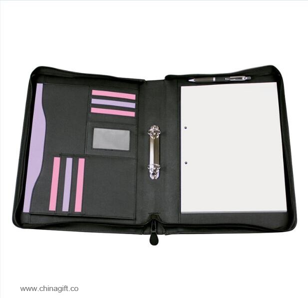 Leder-Portfolios mit 2 Ringbuch