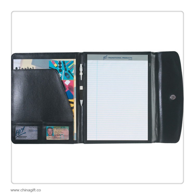 Leather Pad Portfolio with Writing Notepad