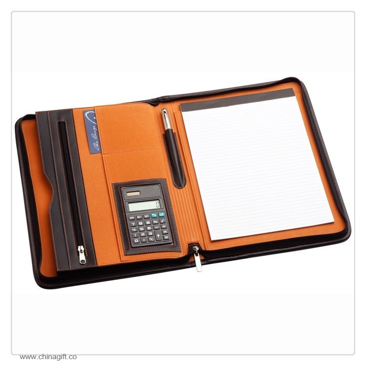 Portfolio File Folder with Calculator