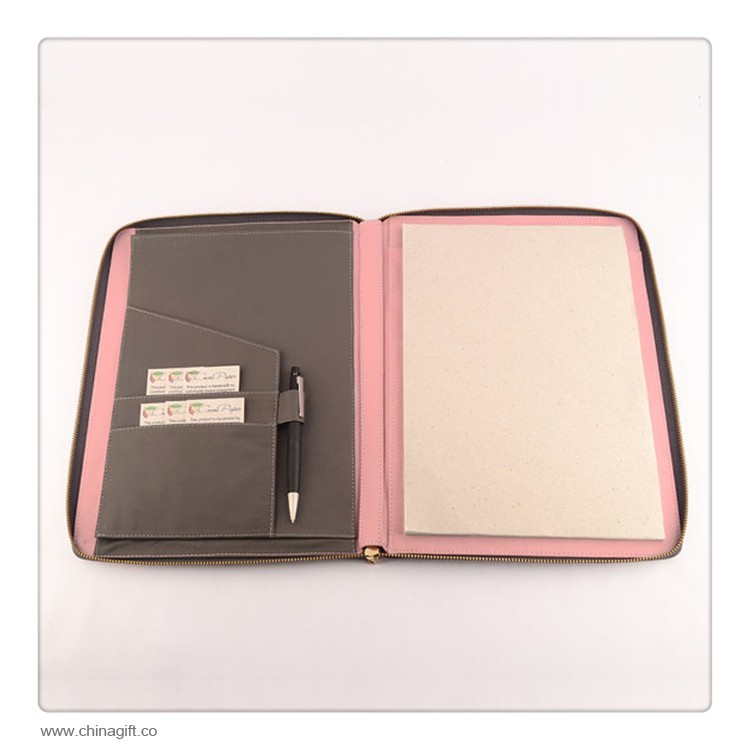  Leather A5 Compendium with Note Pad