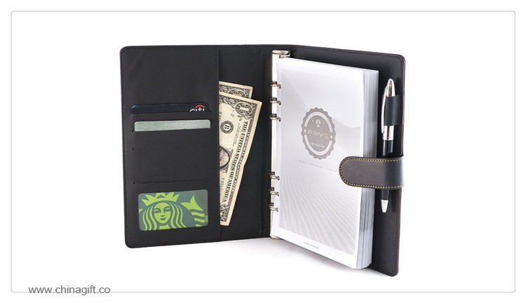  Planner Ring Binder with Snap Closure 