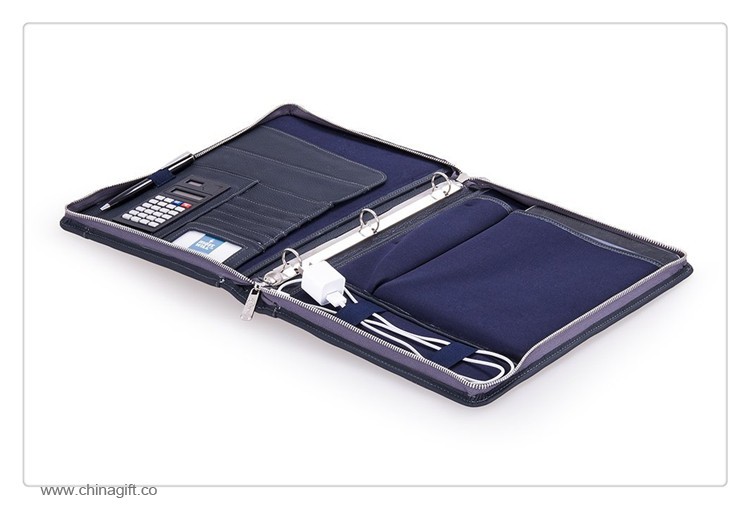 Convertible Kulit 3-Ring Padfolio