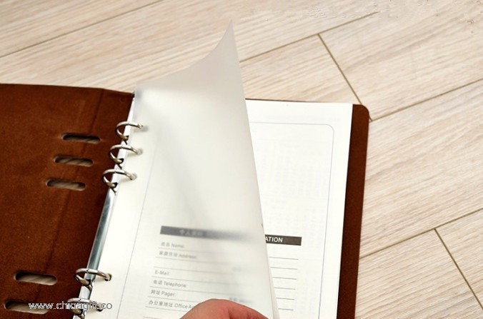 notebook capa papelão
