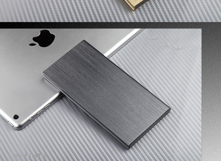 Slim 8000mah external power bank waterproof