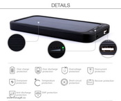 Solar power bank 4000mah images